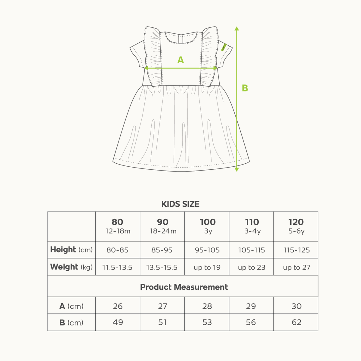 Frill Dress - Whispering Wings
