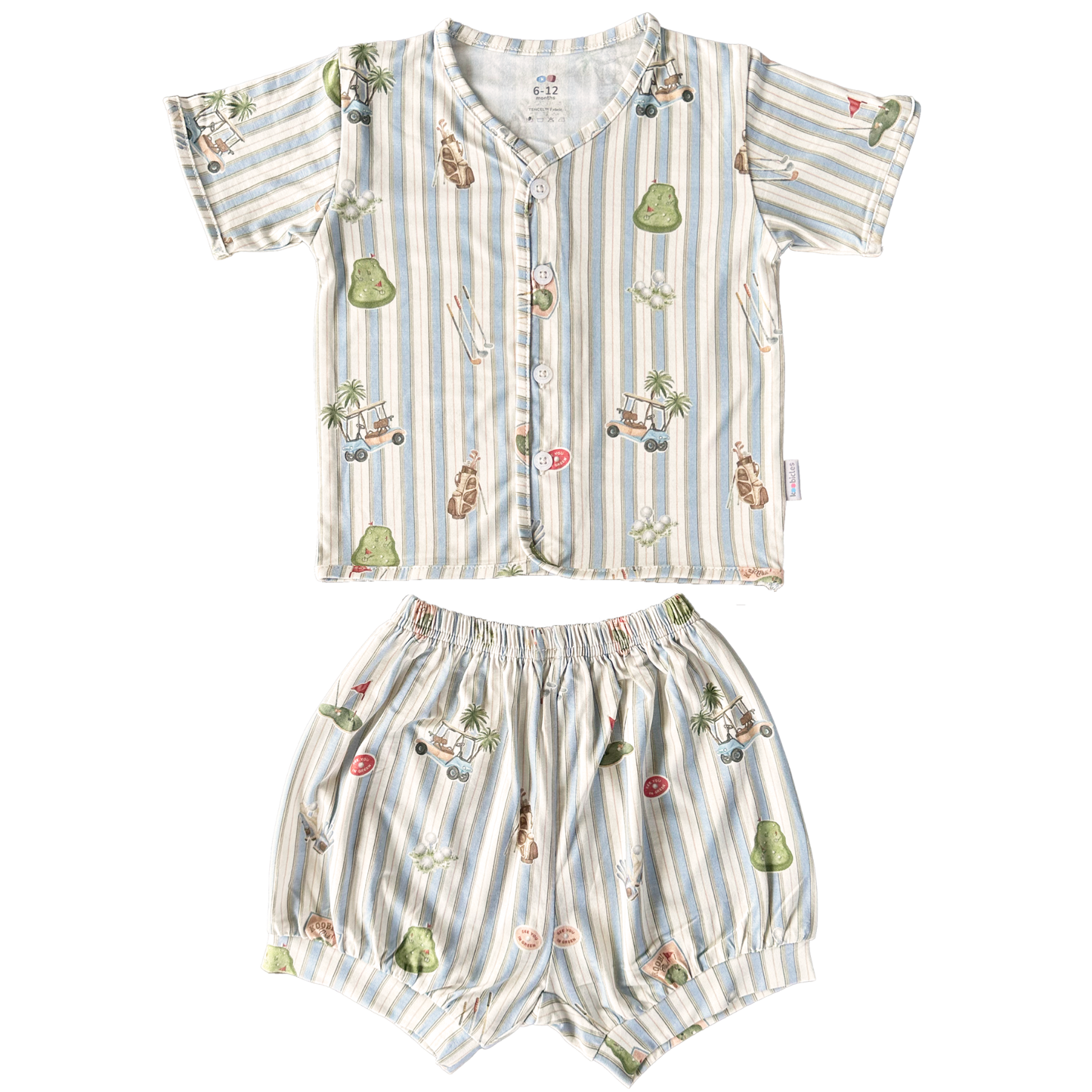 Fairway Stripe Button Set