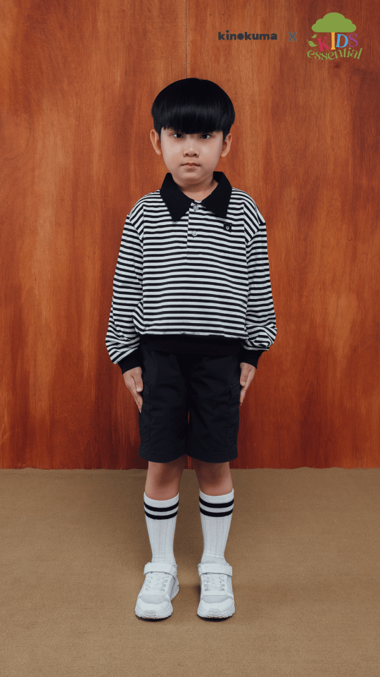 Rogubi Striped Collared Shirt
