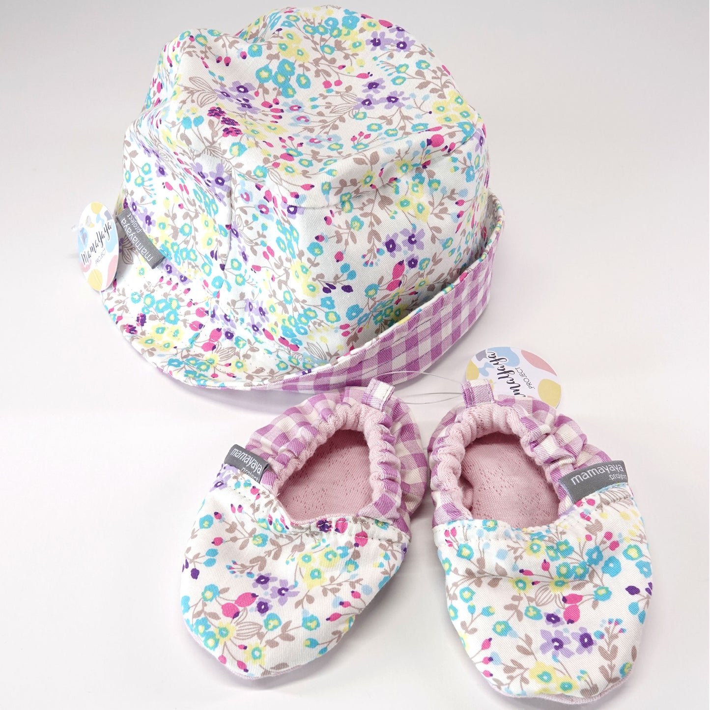 Clarkia Bloom Baby Bib Set