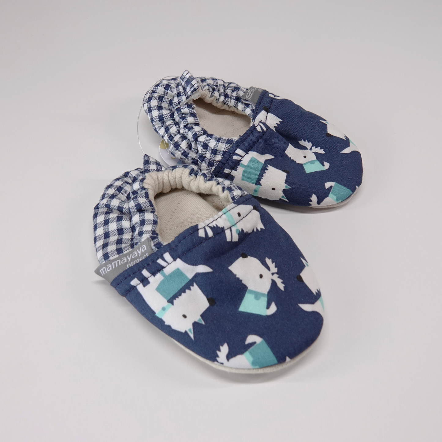 Clean Puppy Print Baby Bib Set
