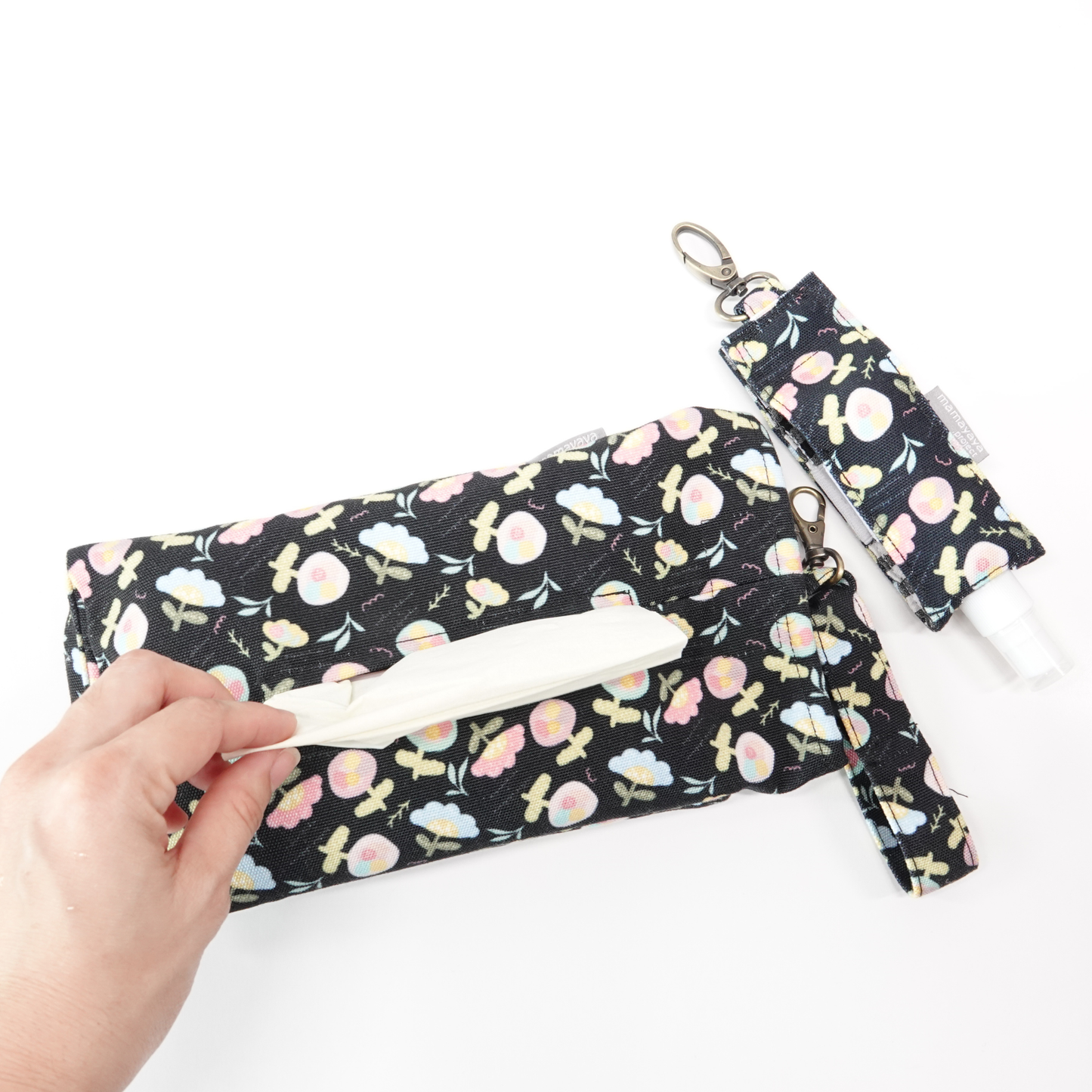 Amara Black 2 in 1 Tissue Pouch
