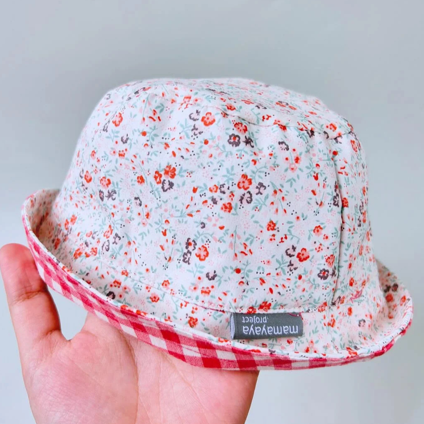 Iris Orange Bucket Hat