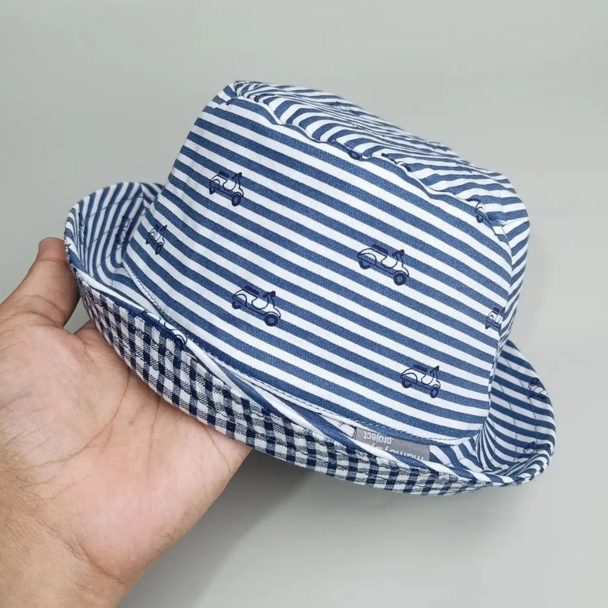 Scooter Stripes Bucket Hat