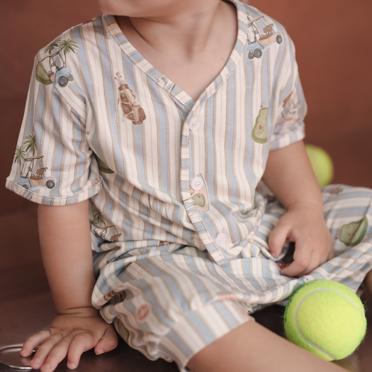 Fairway Stripe Button Set