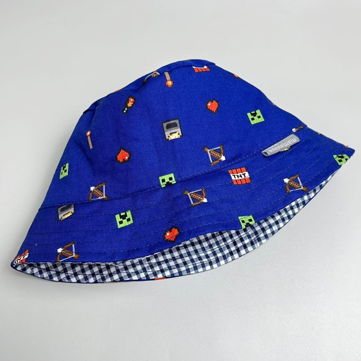 Minecraft Blue Bucket Hat