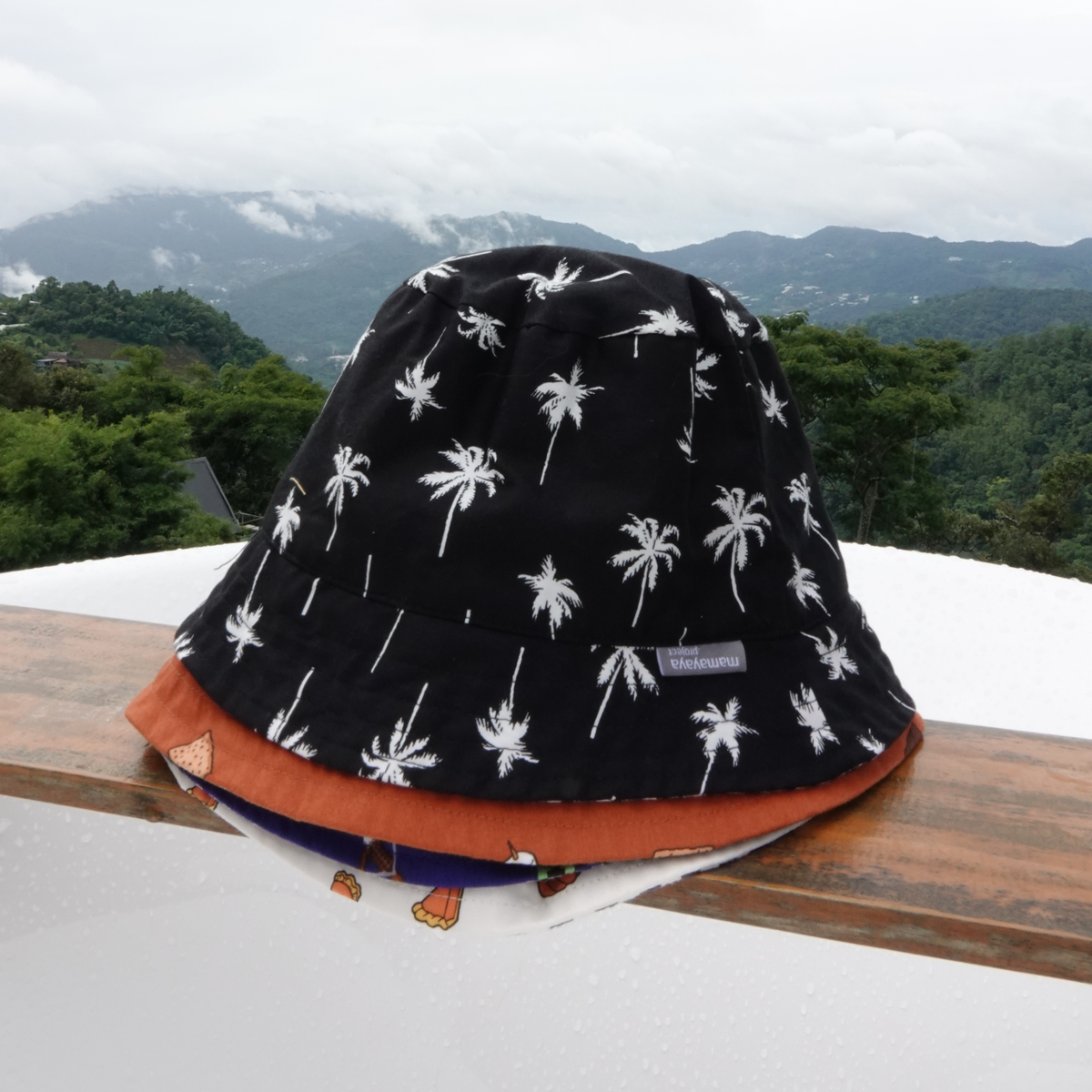 Midnight Palms Bucket Hat