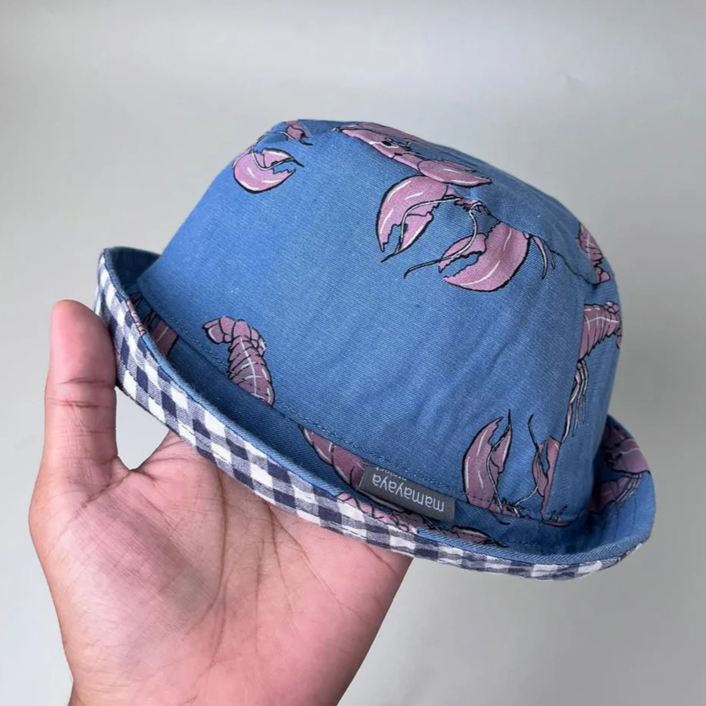 Lobster Denim Bucket Hat