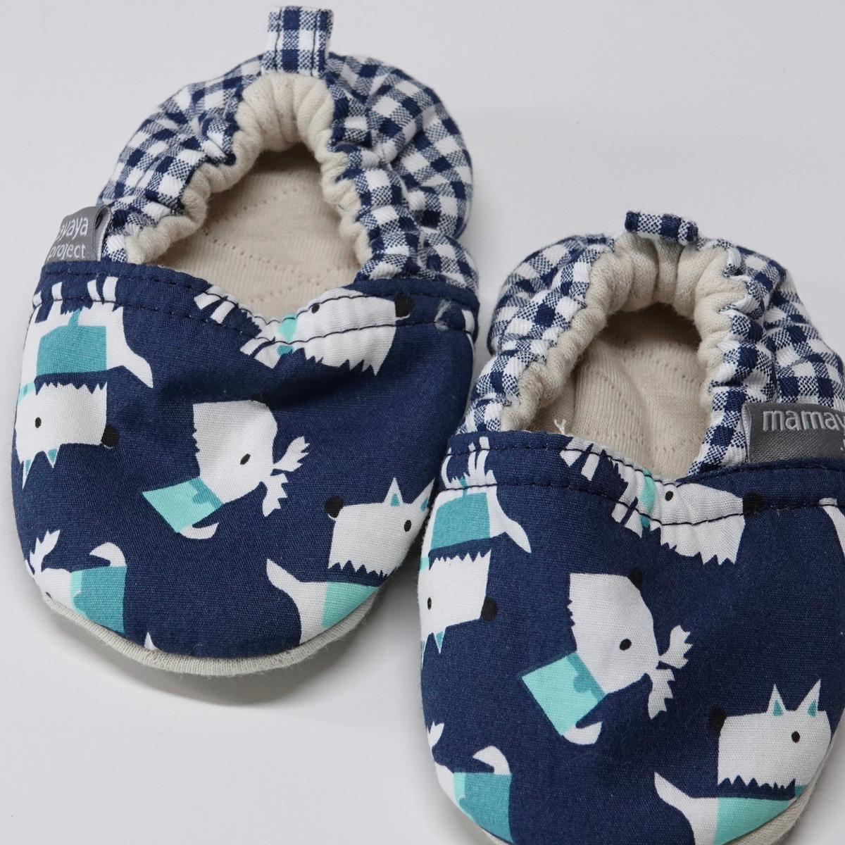 Scottie Navy Baby Soft Soles