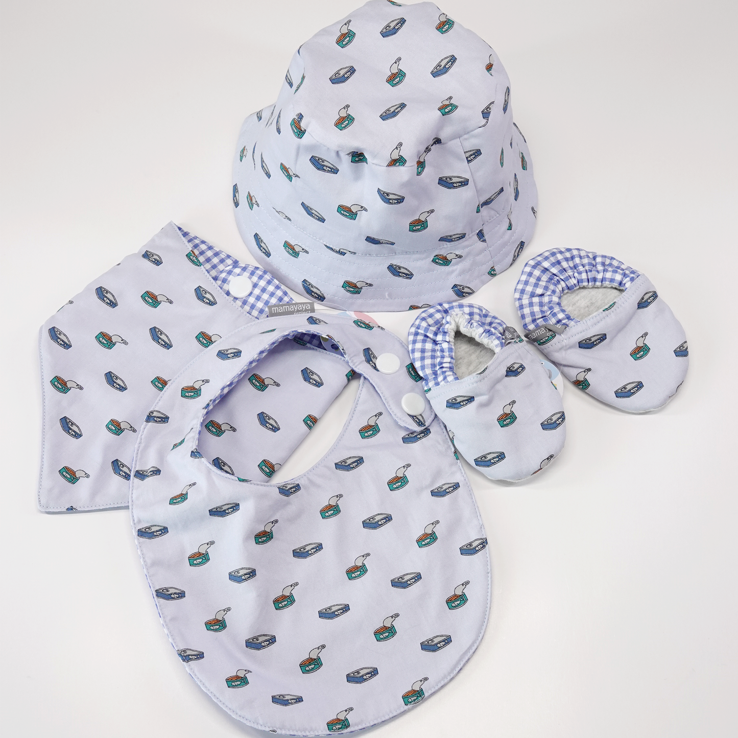 Lil Tuna Time Baby Bib Set