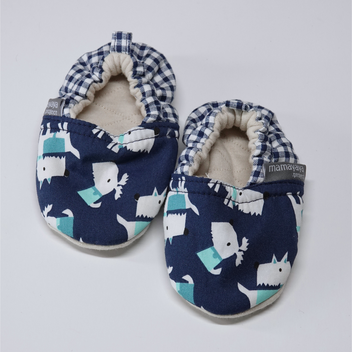 Scottie Navy Baby Soft Soles