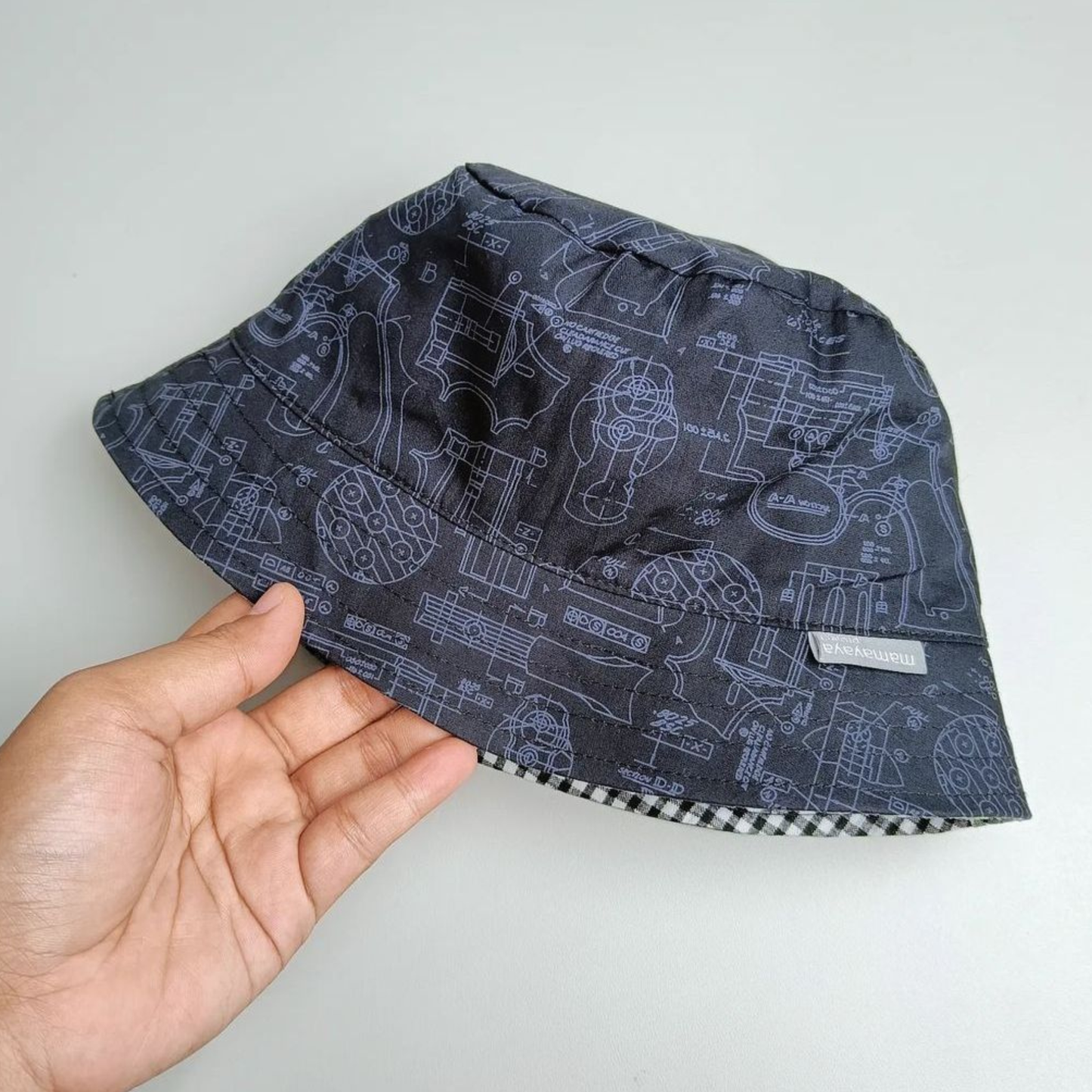Mechanic Motif Bucket Hat