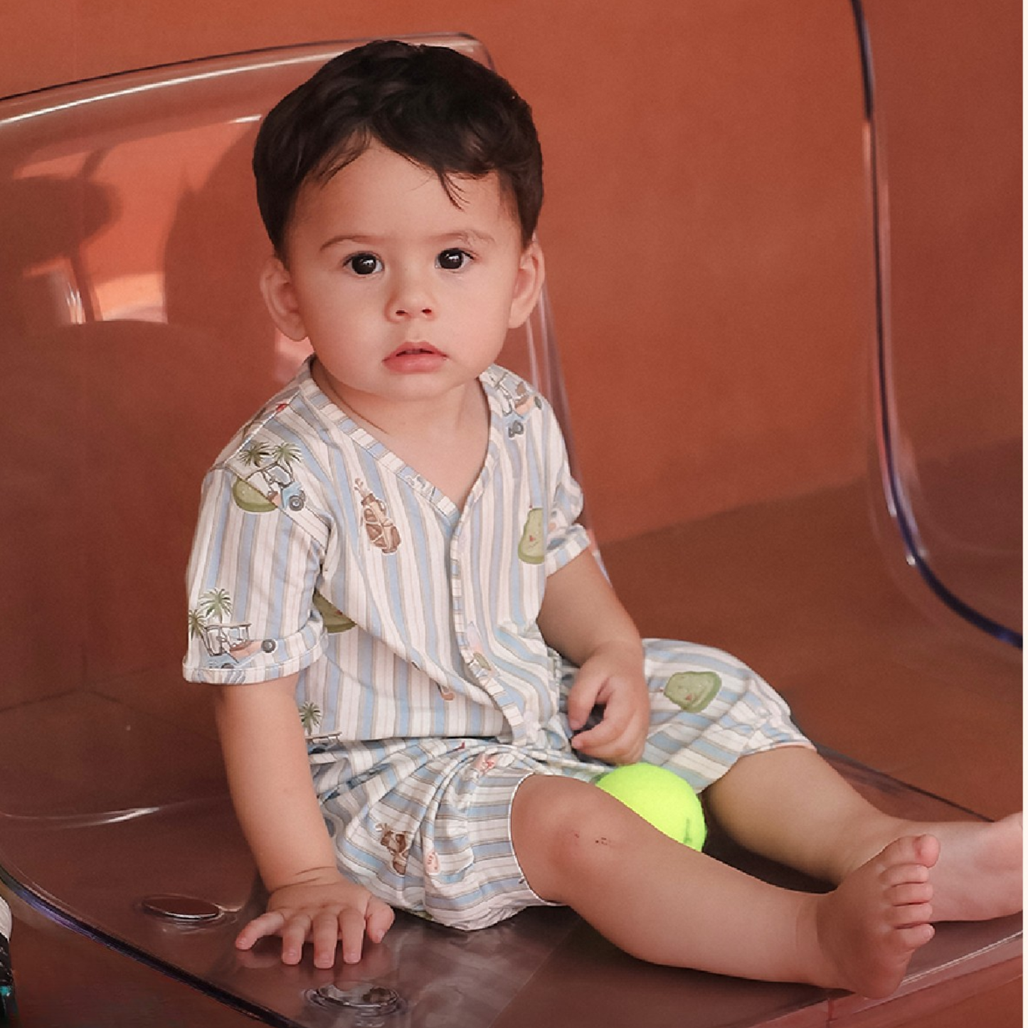 Fairway Stripe Button Set