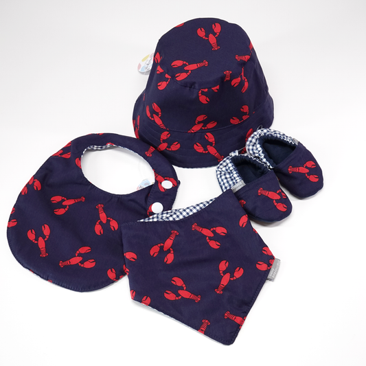 Lobster Navy Baby Travel Set