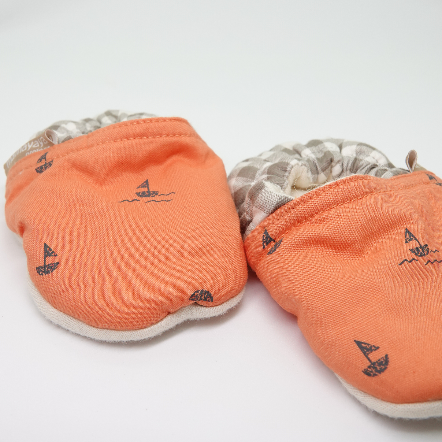Mini Orange Yacht baby soft soles
