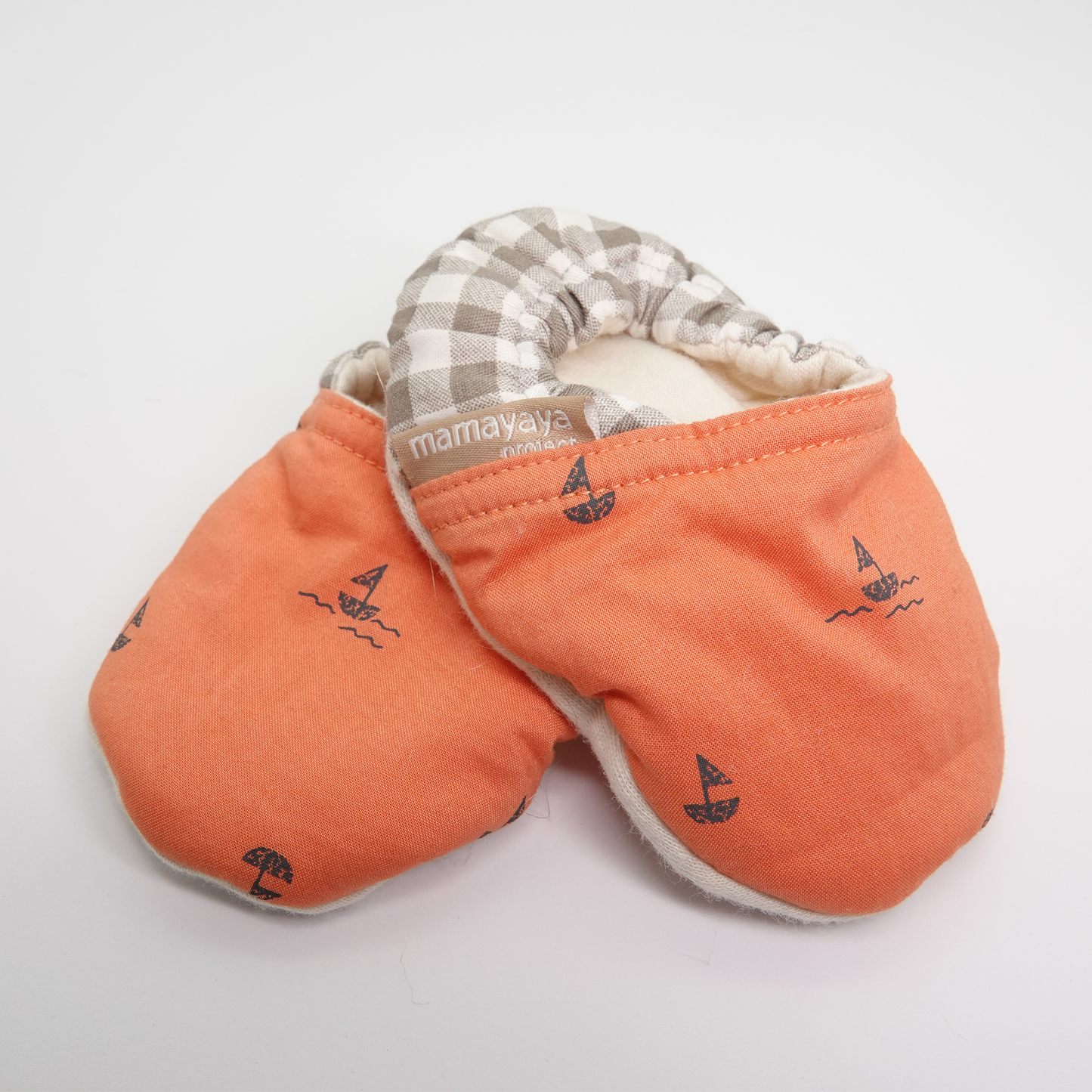 Mini Orange Yacht baby soft soles