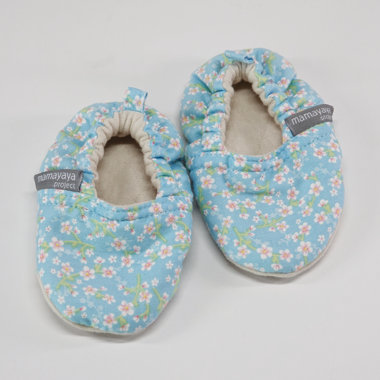 Sakura Blue Baby Soft Soles