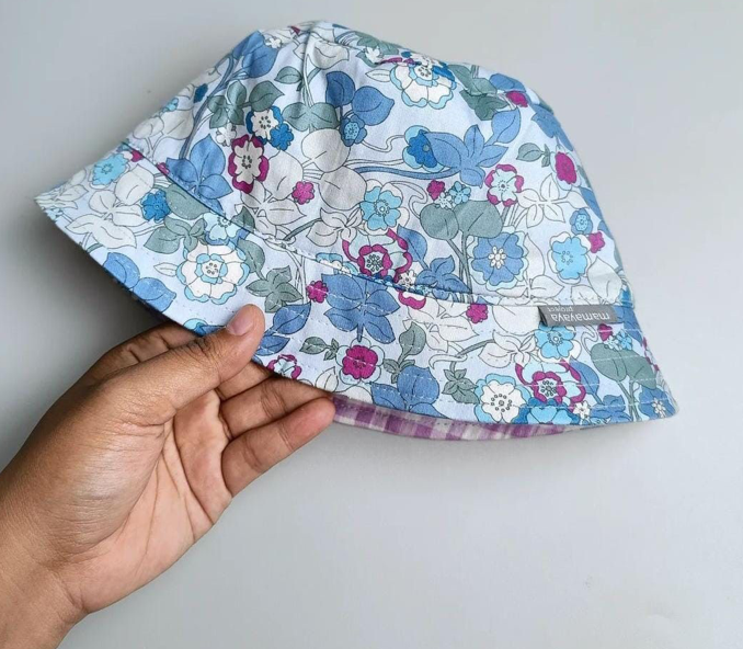 Green Anemone Flower Bucket Hat