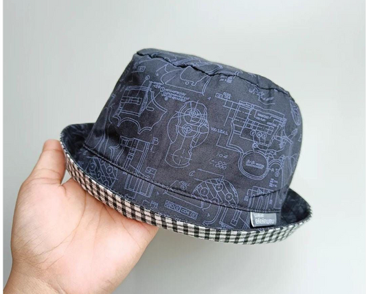 Mechanic Motif Bucket Hat