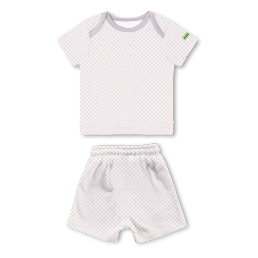 Toddler Short Set - Starry Gingham