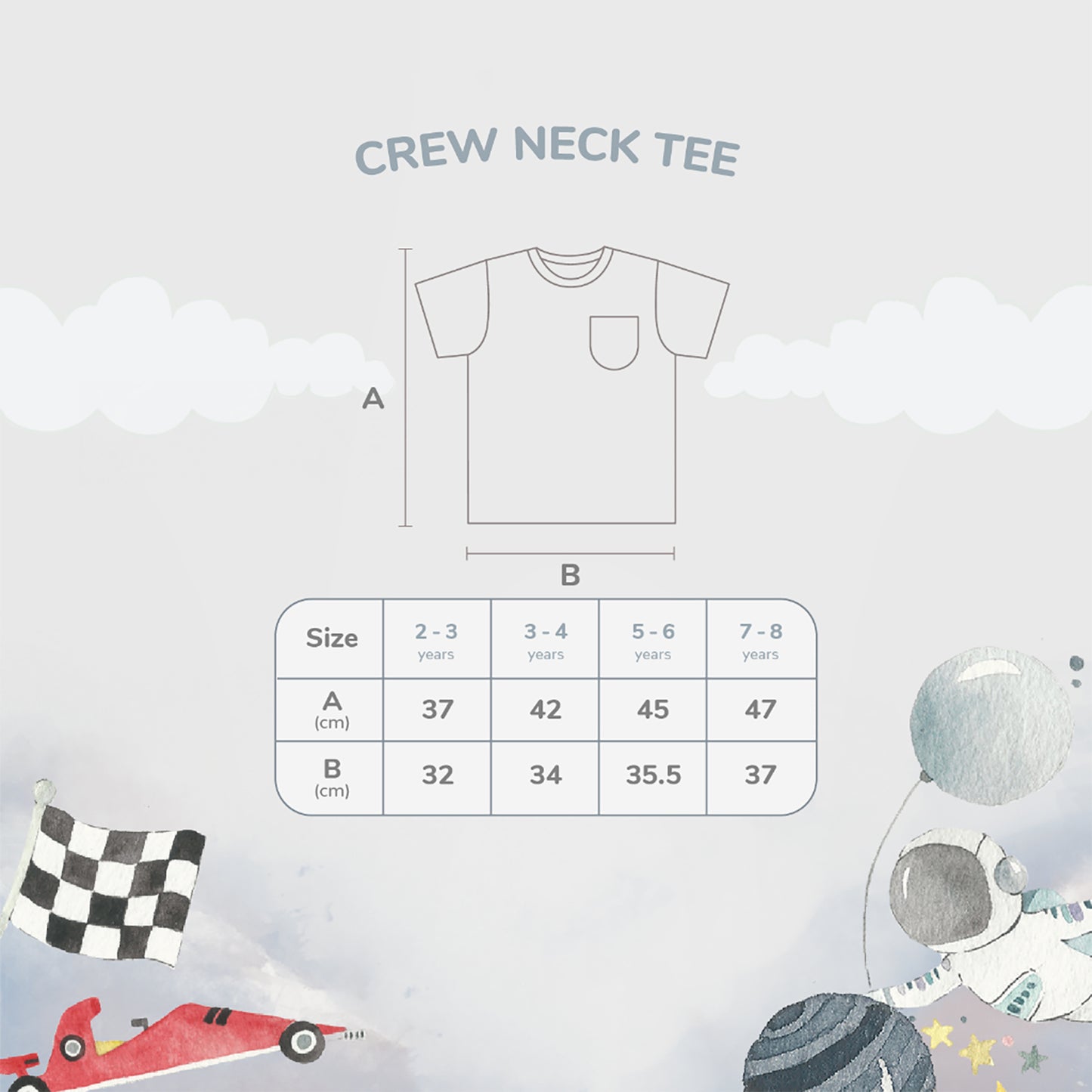 Zroom Zroom Racer Crew Neck Tee